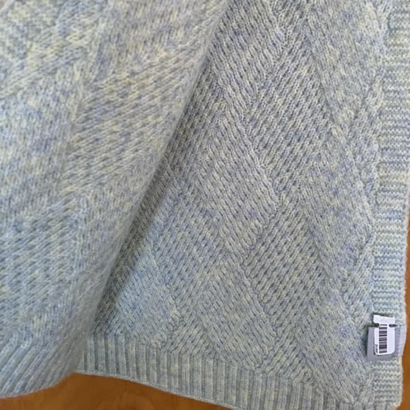NWT C.C Green/Blue Diamond Weave Soft Scarf - Picture 2 of 5